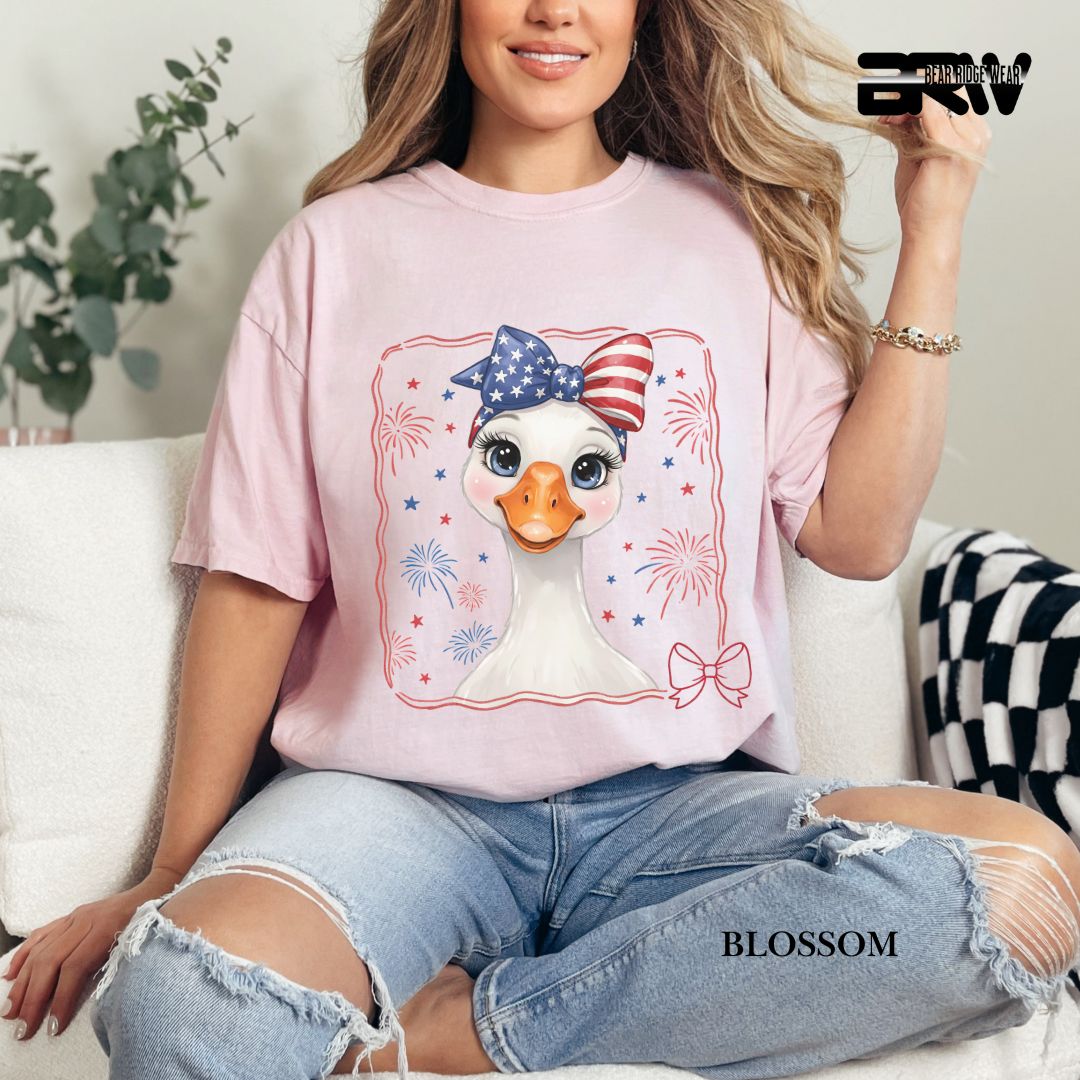 Goose-Girl- Patriotic Tee