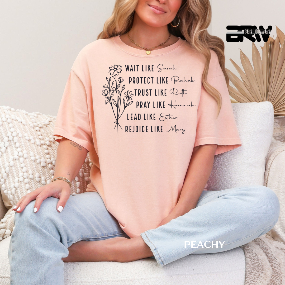 'Women Of Bibile with Sleeve' Faith Tee