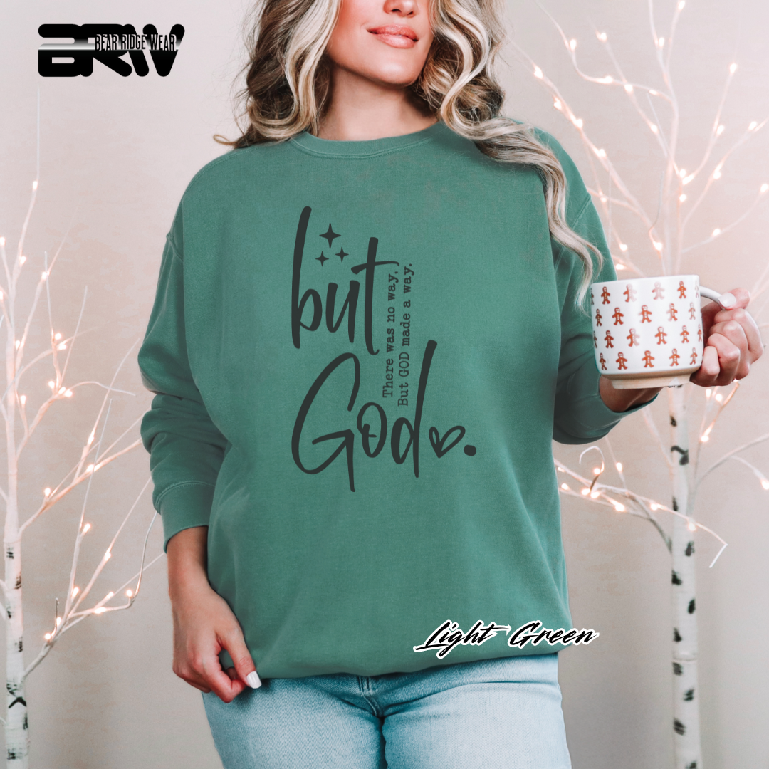 'But God' Faith Long-Sleeve Tee