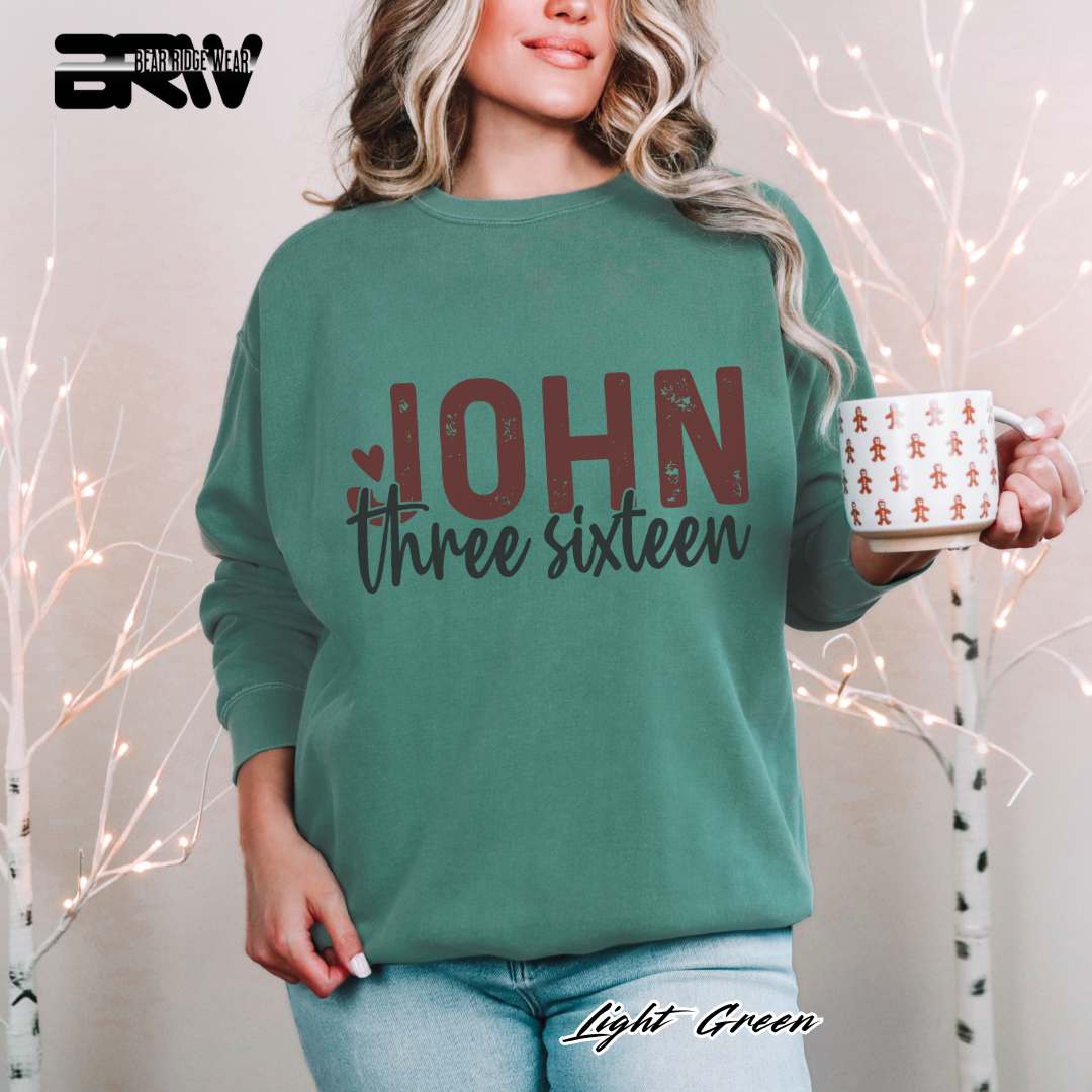 'John Three Sixteen' Faith Crewneck Sweatshirt