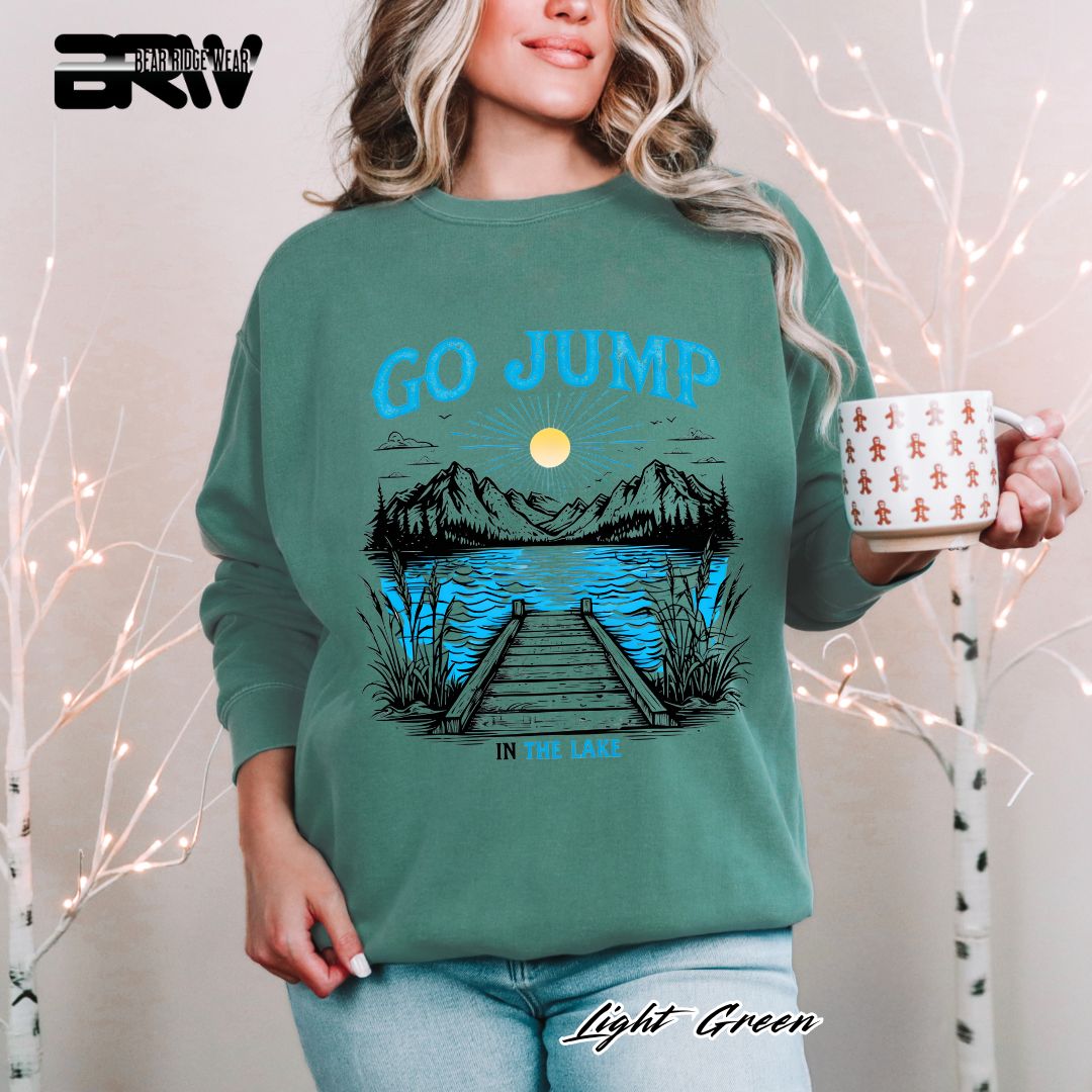 'Go Jump In The Lake' Summer Long Sleeve Tee