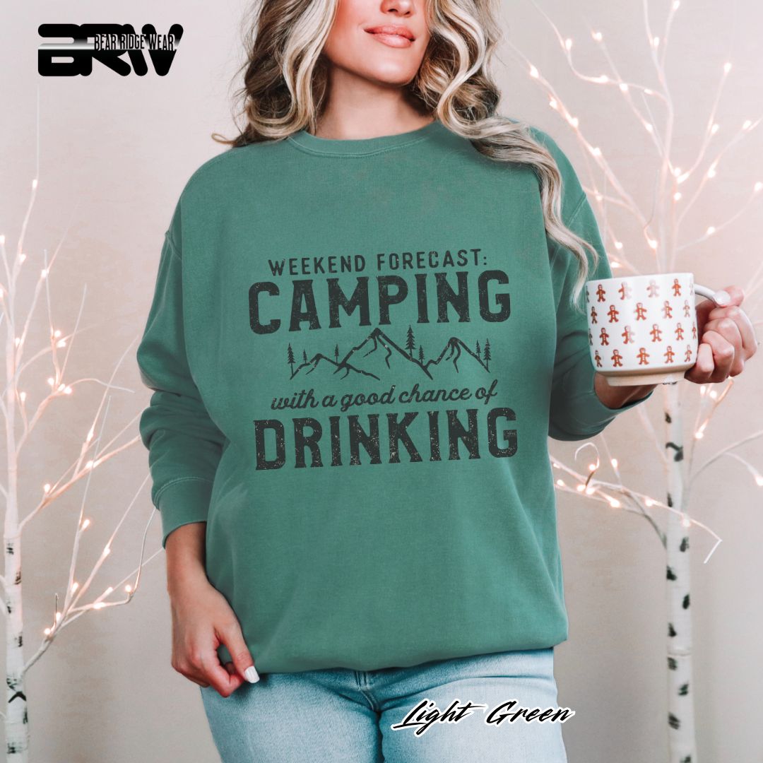 'Weekend Forecast' Summer Crewneck Sweatshirt