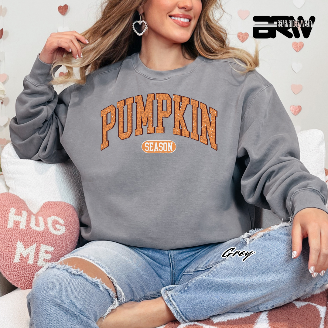'Pumpkin Season' Fall Crewneck Sweatshirt