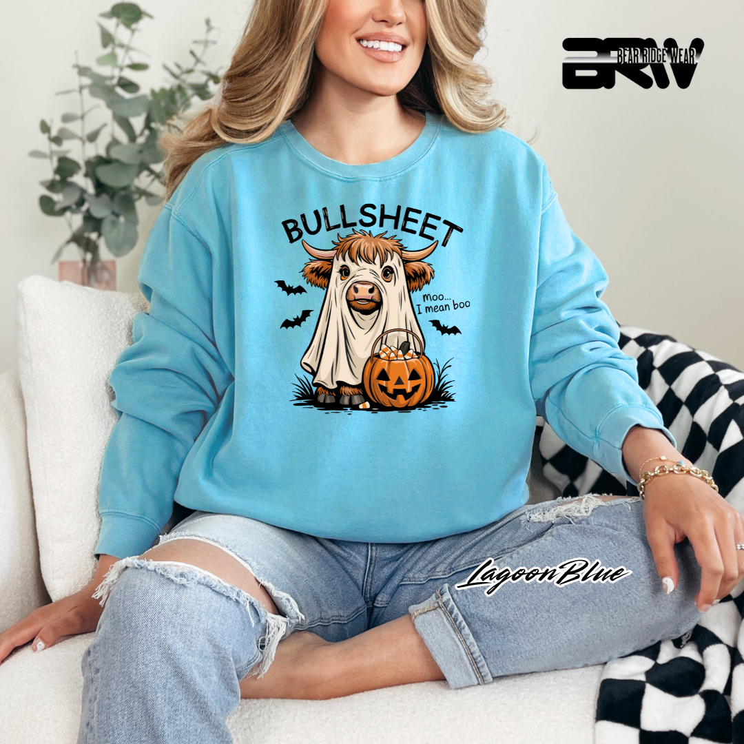 'Bull Sheet-Boo' Fall Long Sleeve Tee