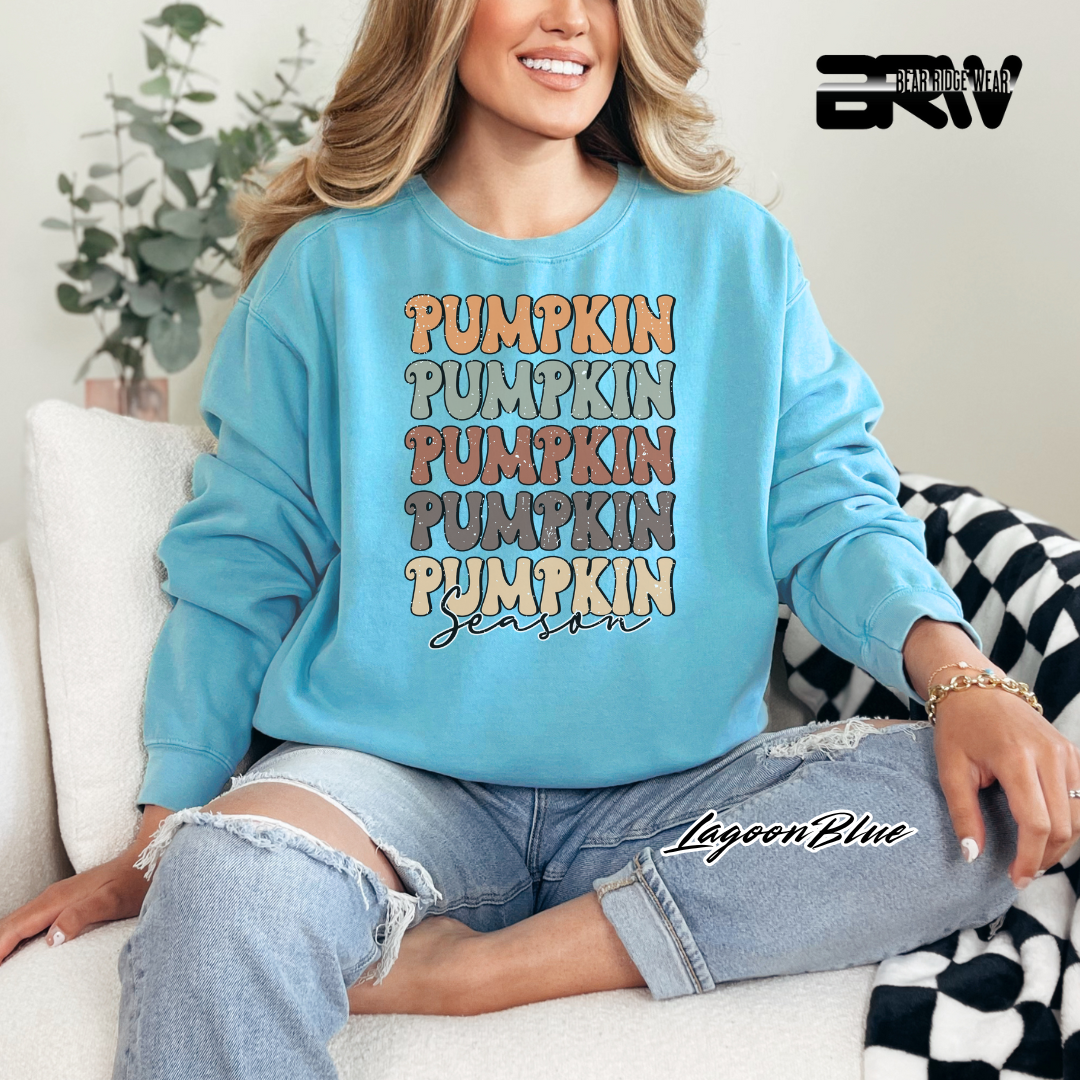 'Pumpkin Pumpkin Season' Fall Crewneck Sweatshirt