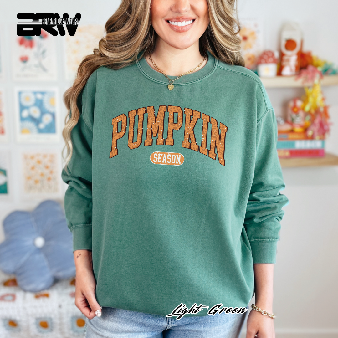 'Pumpkin Season' Fall Crewneck Sweatshirt