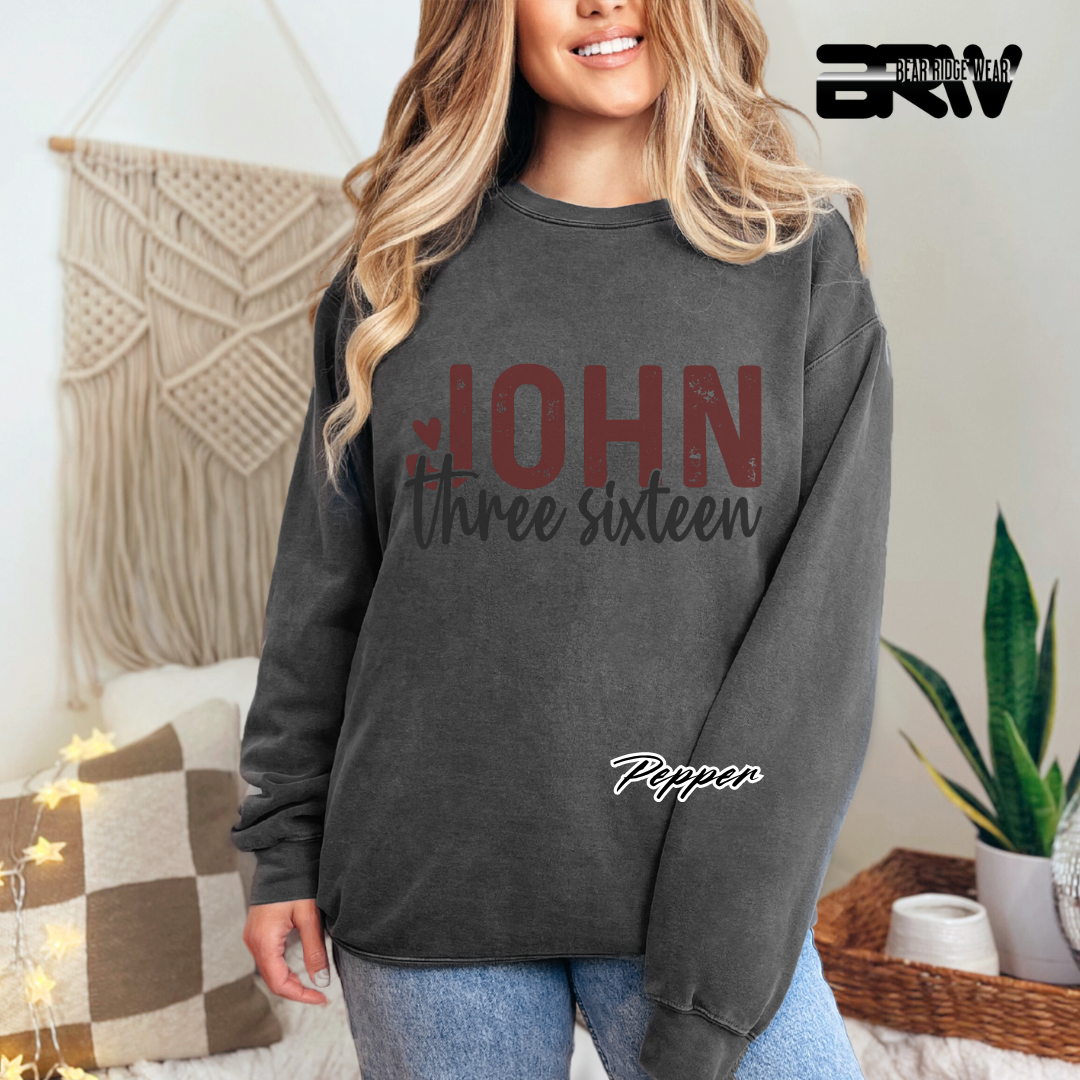 'John Three Sixteen' Faith Crewneck Sweatshirt