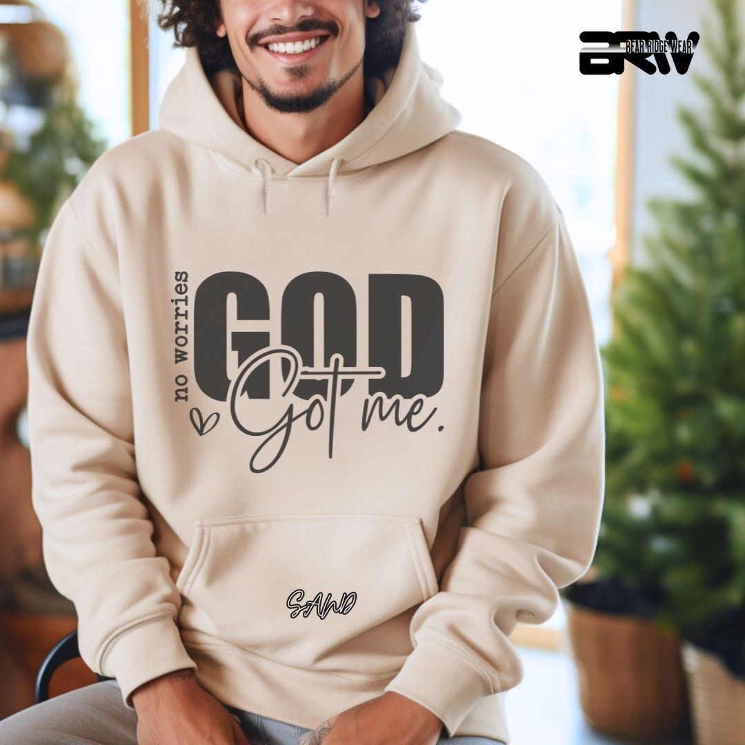 'No Worries God Got Me' Faith Hoodie