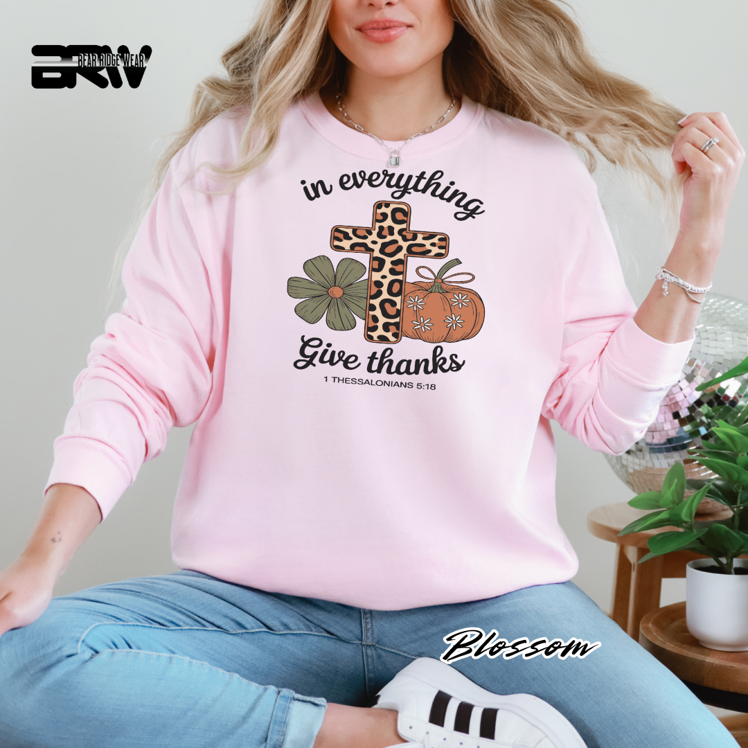 'In Everything Give Thanks' Fall Long-Sleeve Tee
