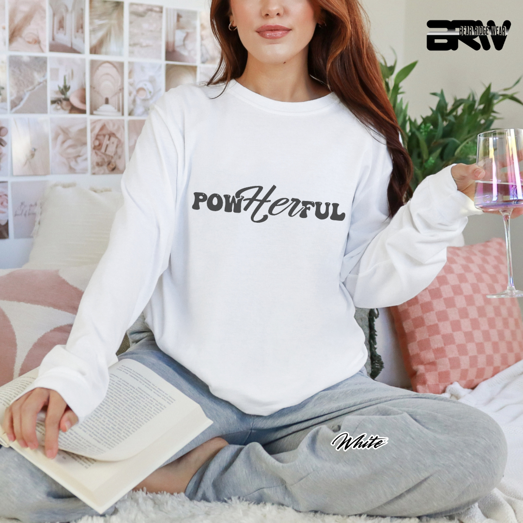 'Powherful' Long Sleeve Faith Tee