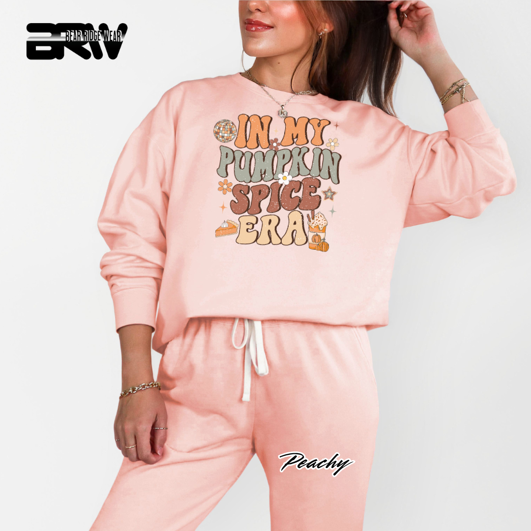 'In My Pumpkin Spice Era' Fall Crewneck Sweatshirt