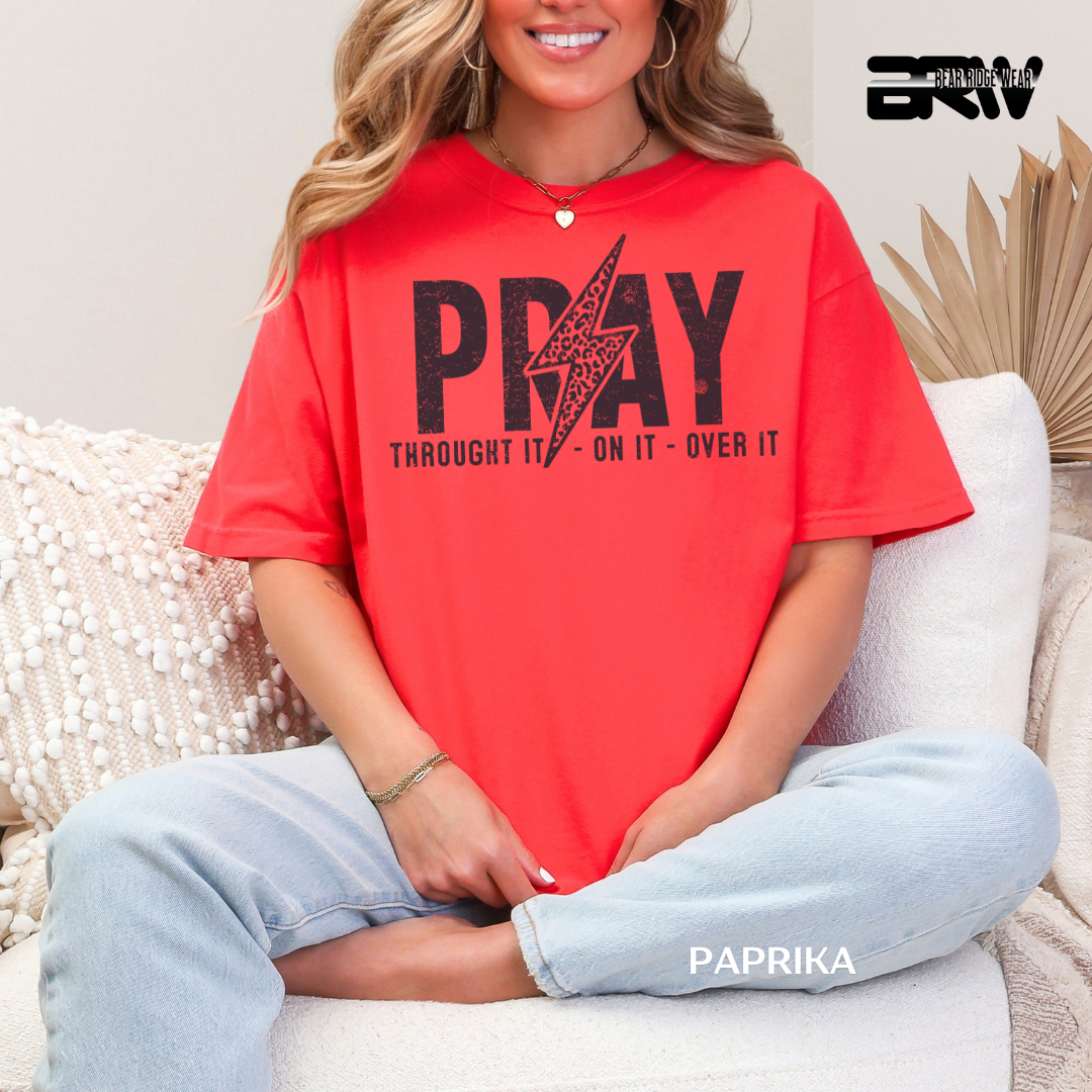 'Pray-Thought it On It' Faith Tee