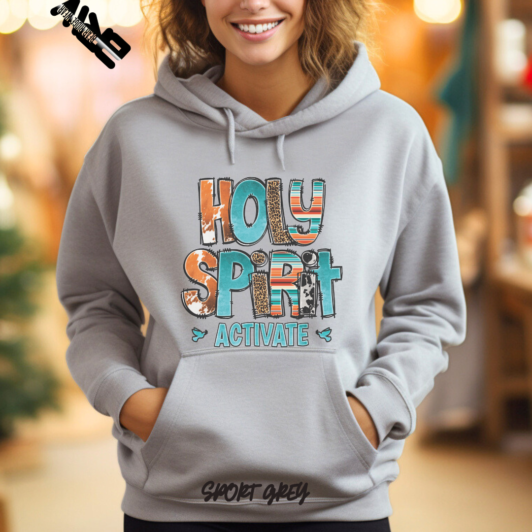 'Holy Spirit Activate' Faith Hoodie