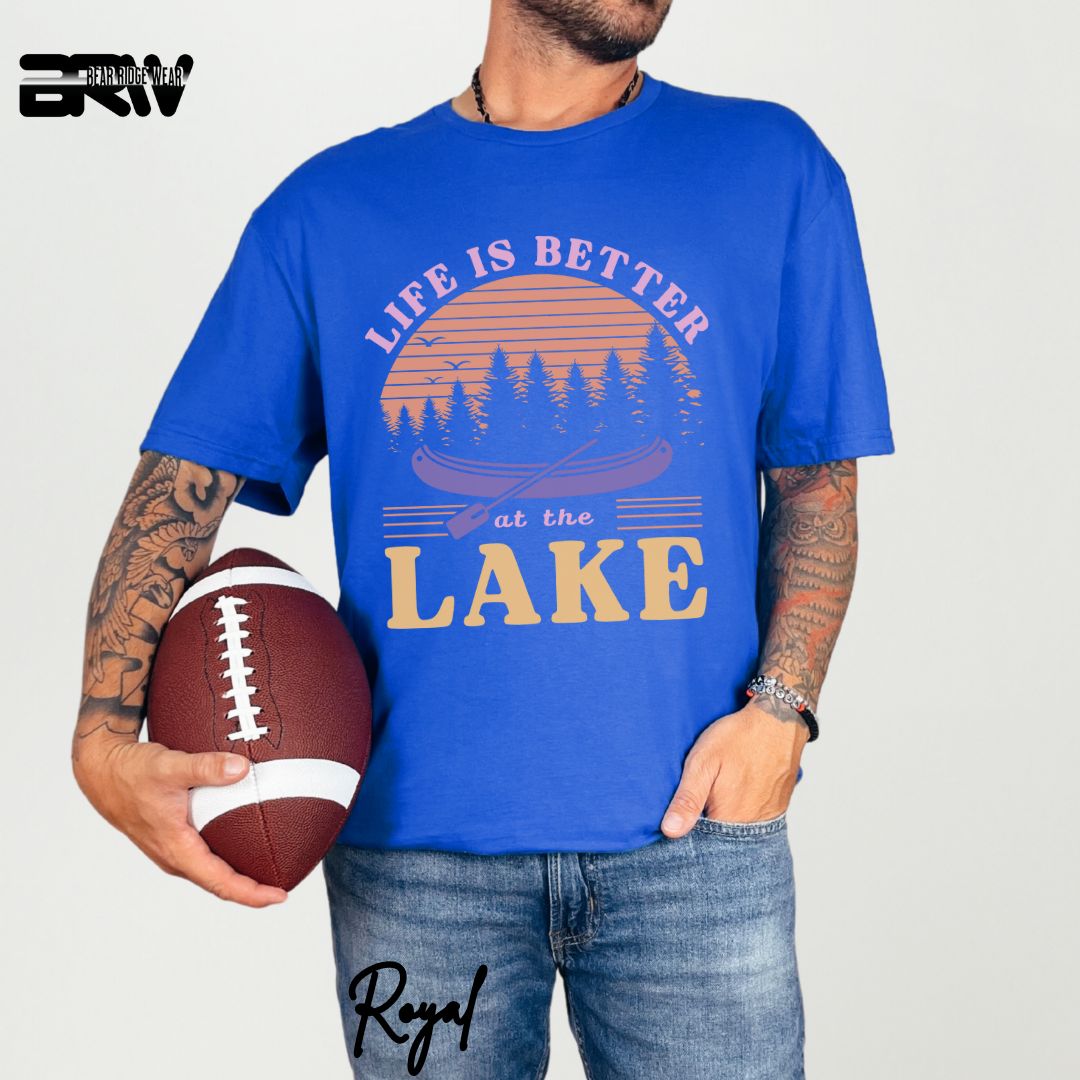 'Life Is Better At Lake' Summer T- Shirt