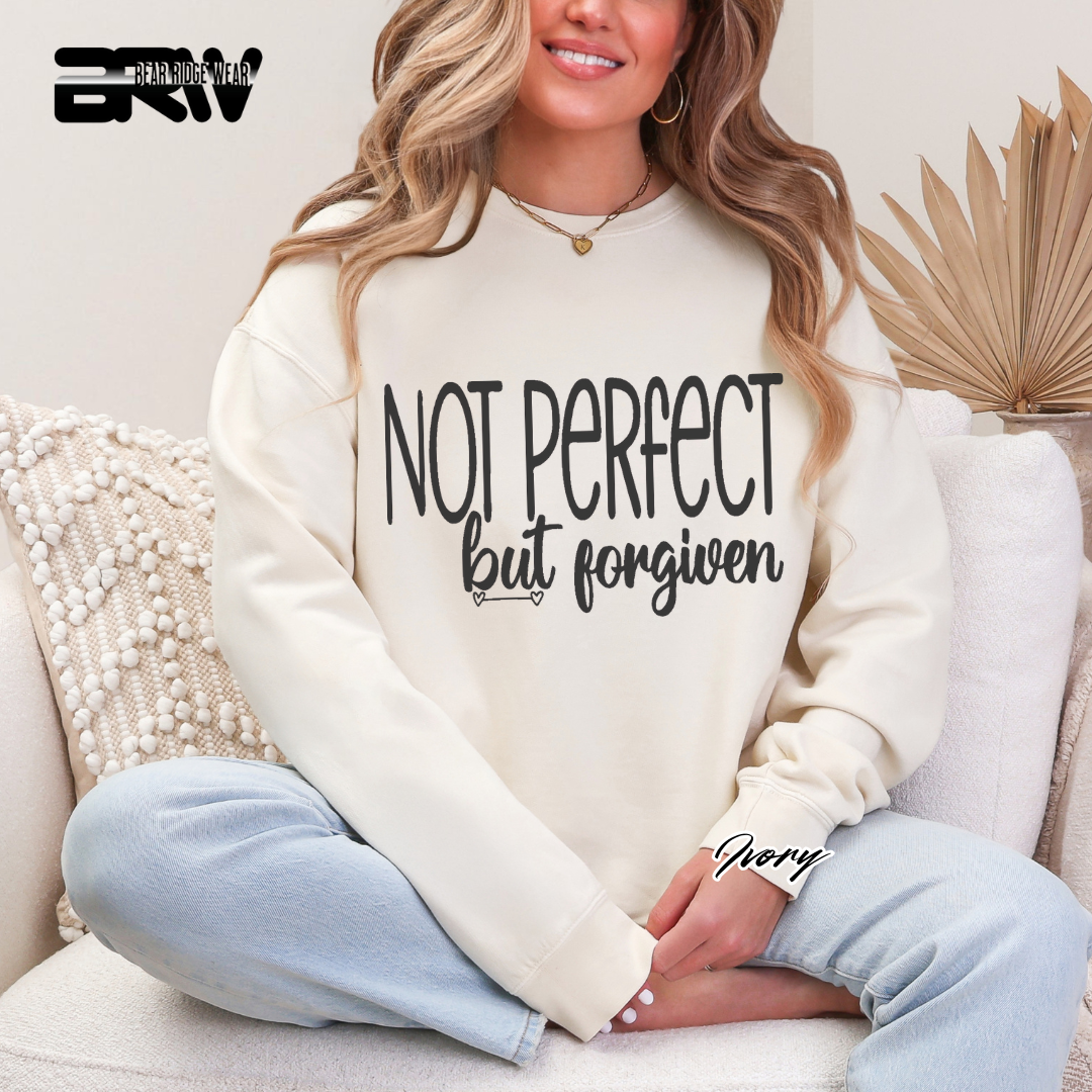 'Not Perfect But Forgiven' Faith Long-Sleeve Tee