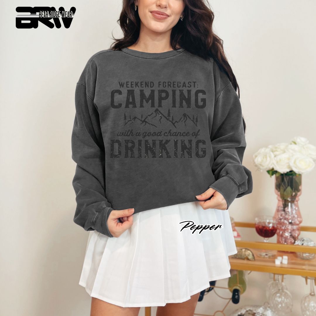 'Weekend Forecast' Summer Crewneck Sweatshirt