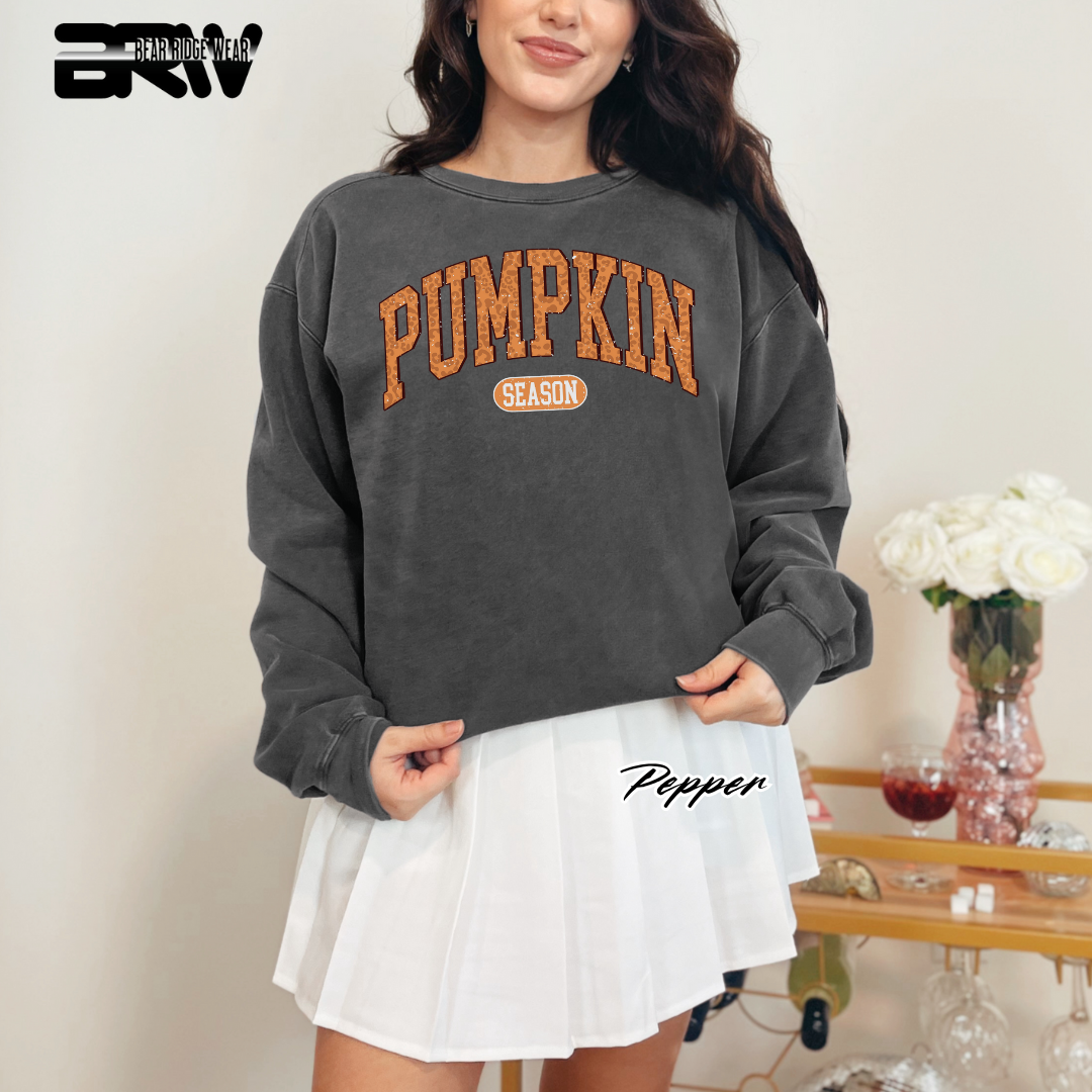 'Pumpkin Season' Fall Crewneck Sweatshirt