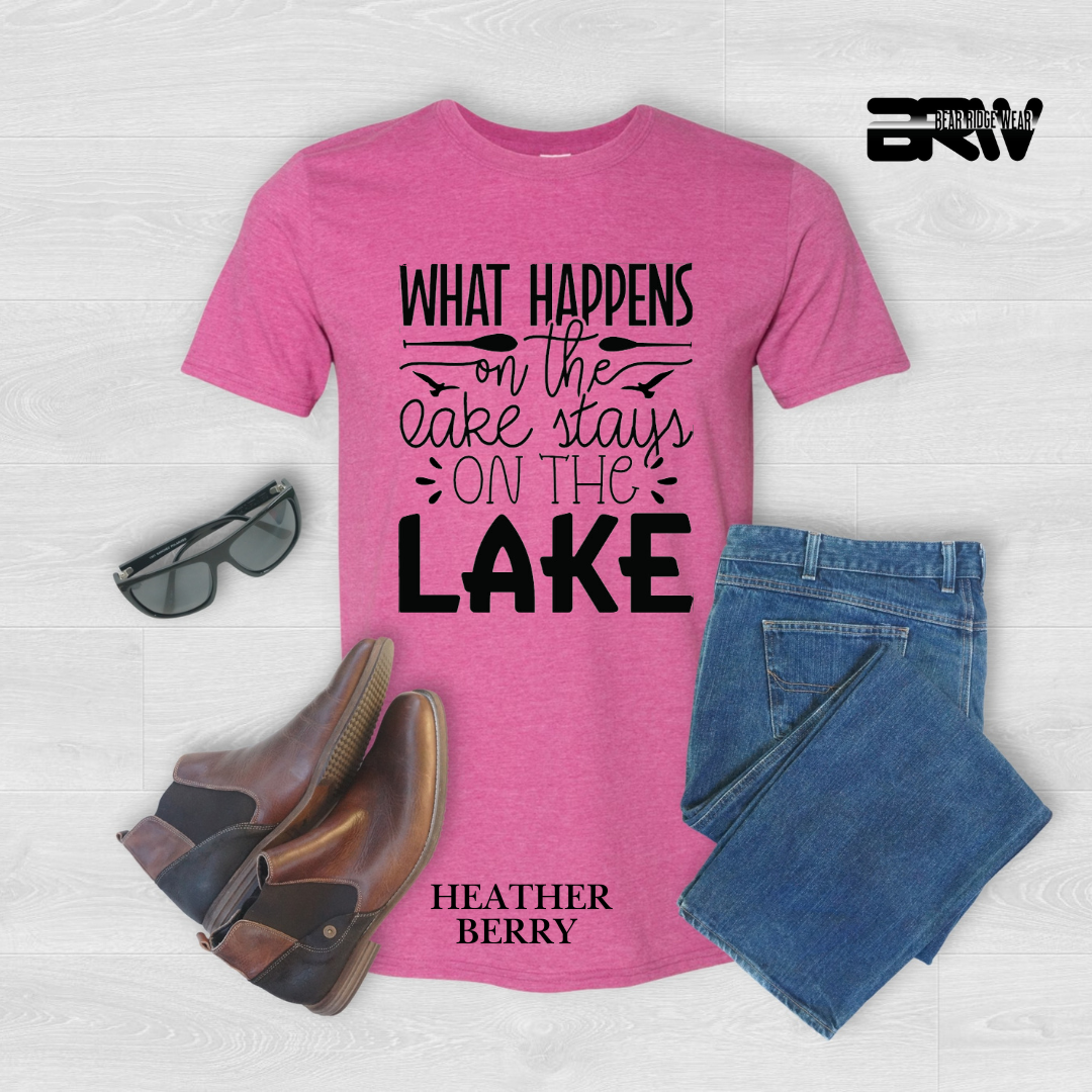 "What Happens On The Lake" Tee