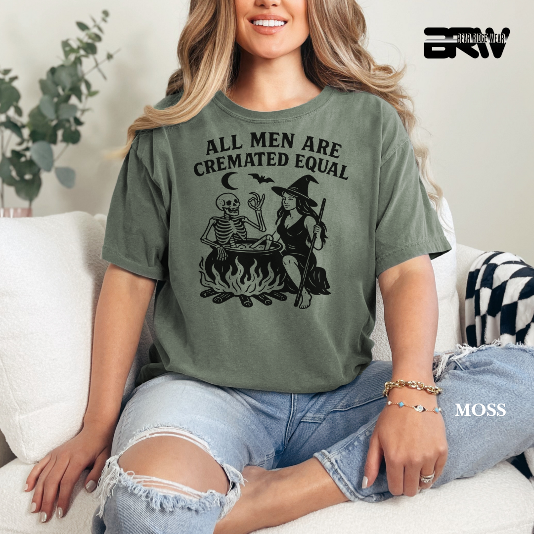 'All men are cremated equally' Fall Tee