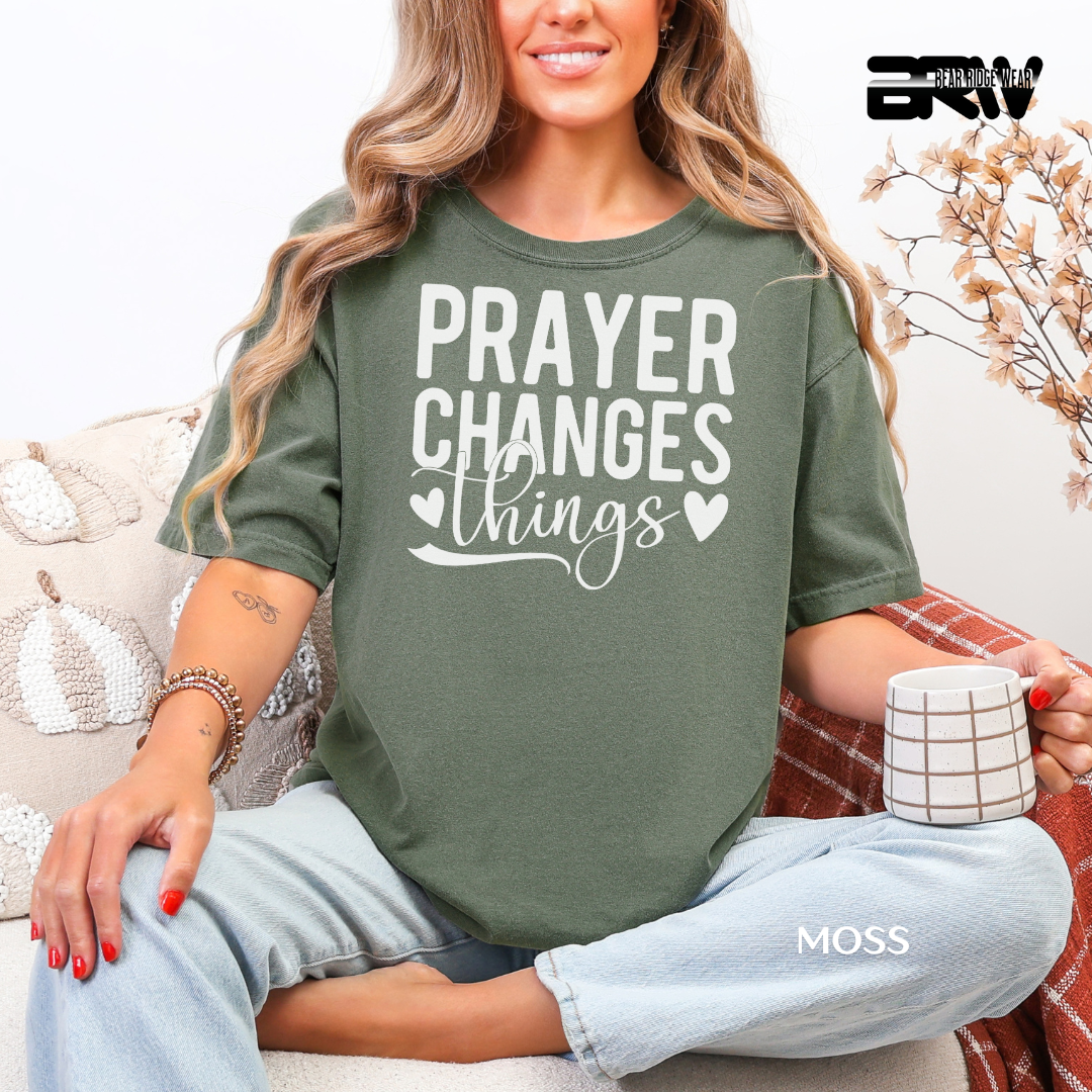 'Prayer Changes Things' Faith Tee