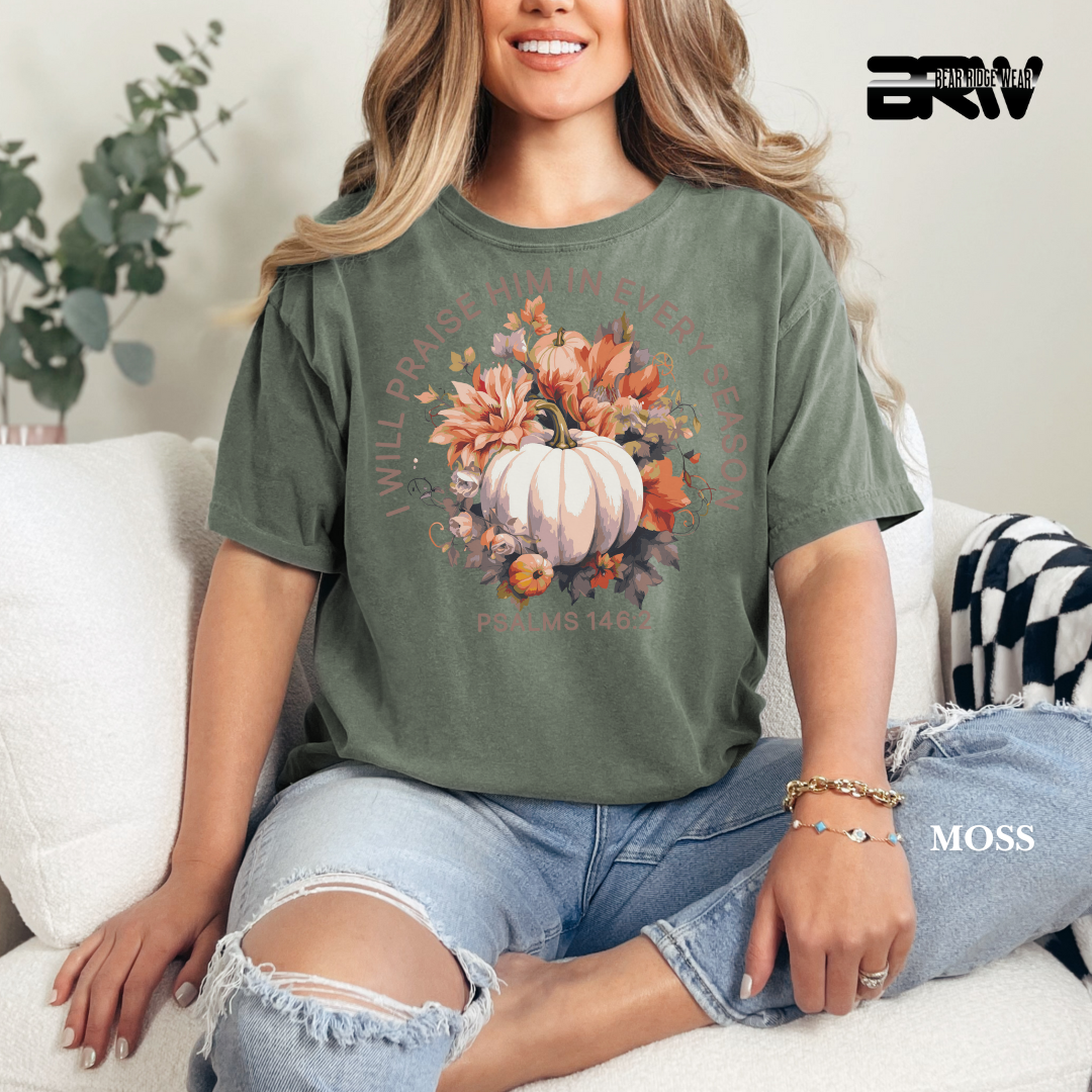 'I Will Praise Him' Fall Tee