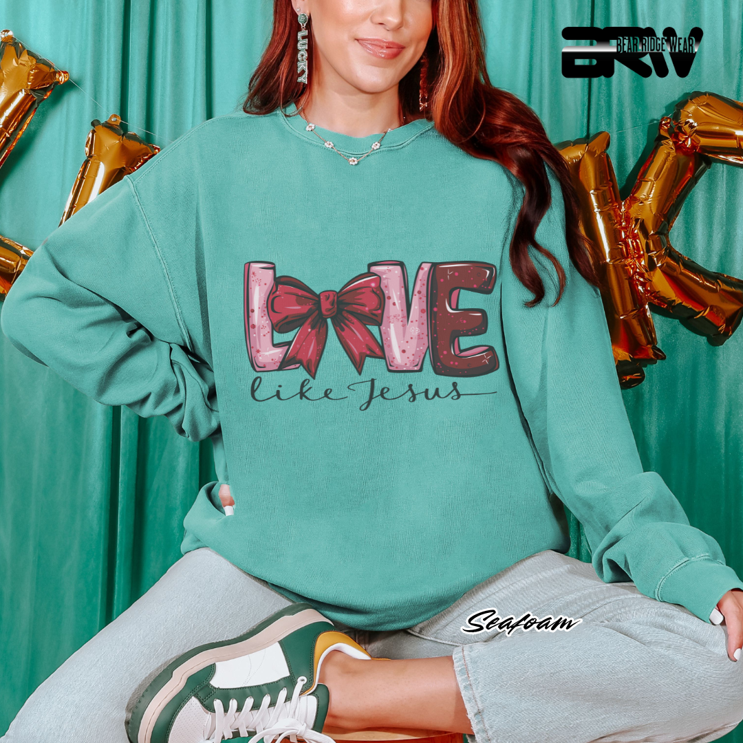 'Love Like Jesus' Crewneck Sweatshirt