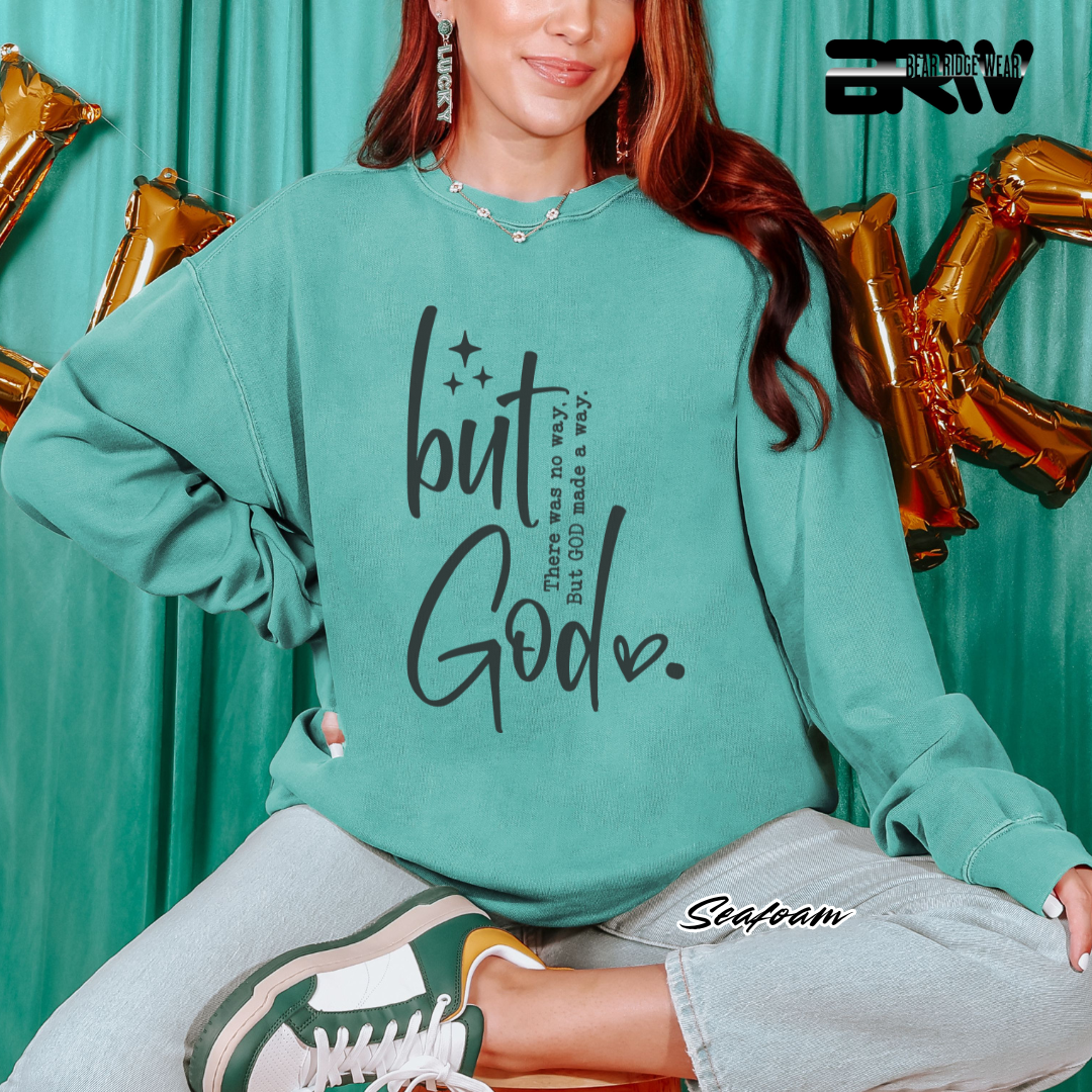 'But God' Faith Long-Sleeve Tee