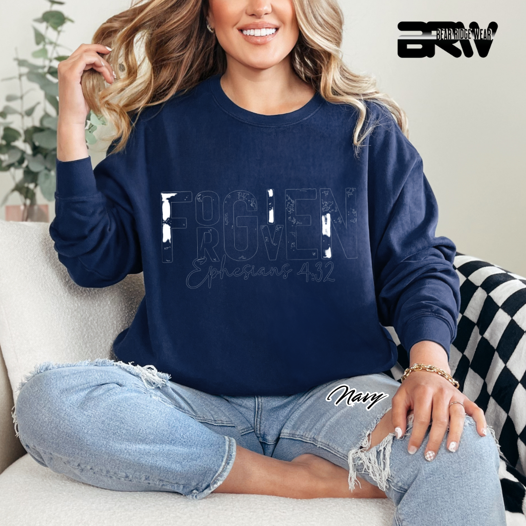 'Forgiven, Ephesians 4:32' Faith Long- Sleeve Tee