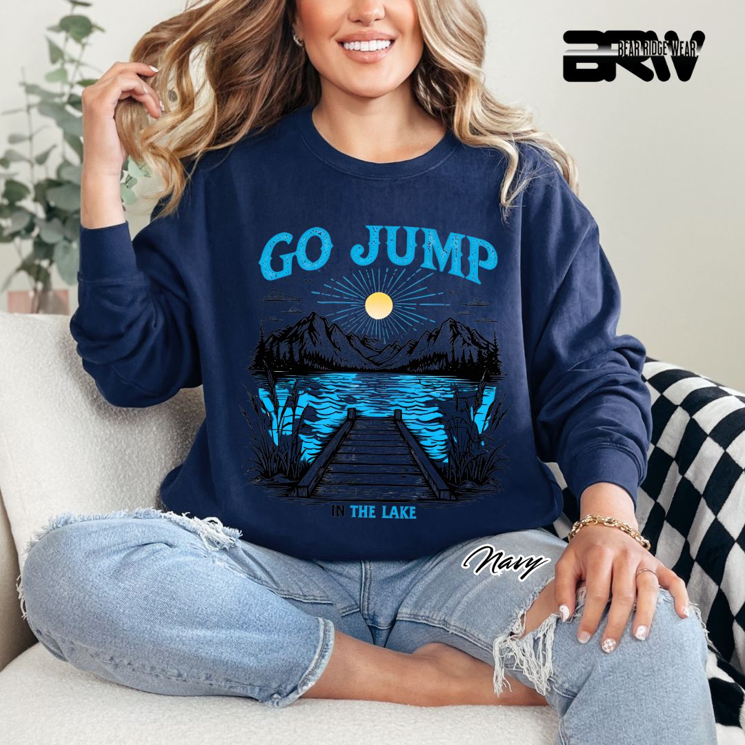'Go Jump In The Lake' Summer Long Sleeve Tee