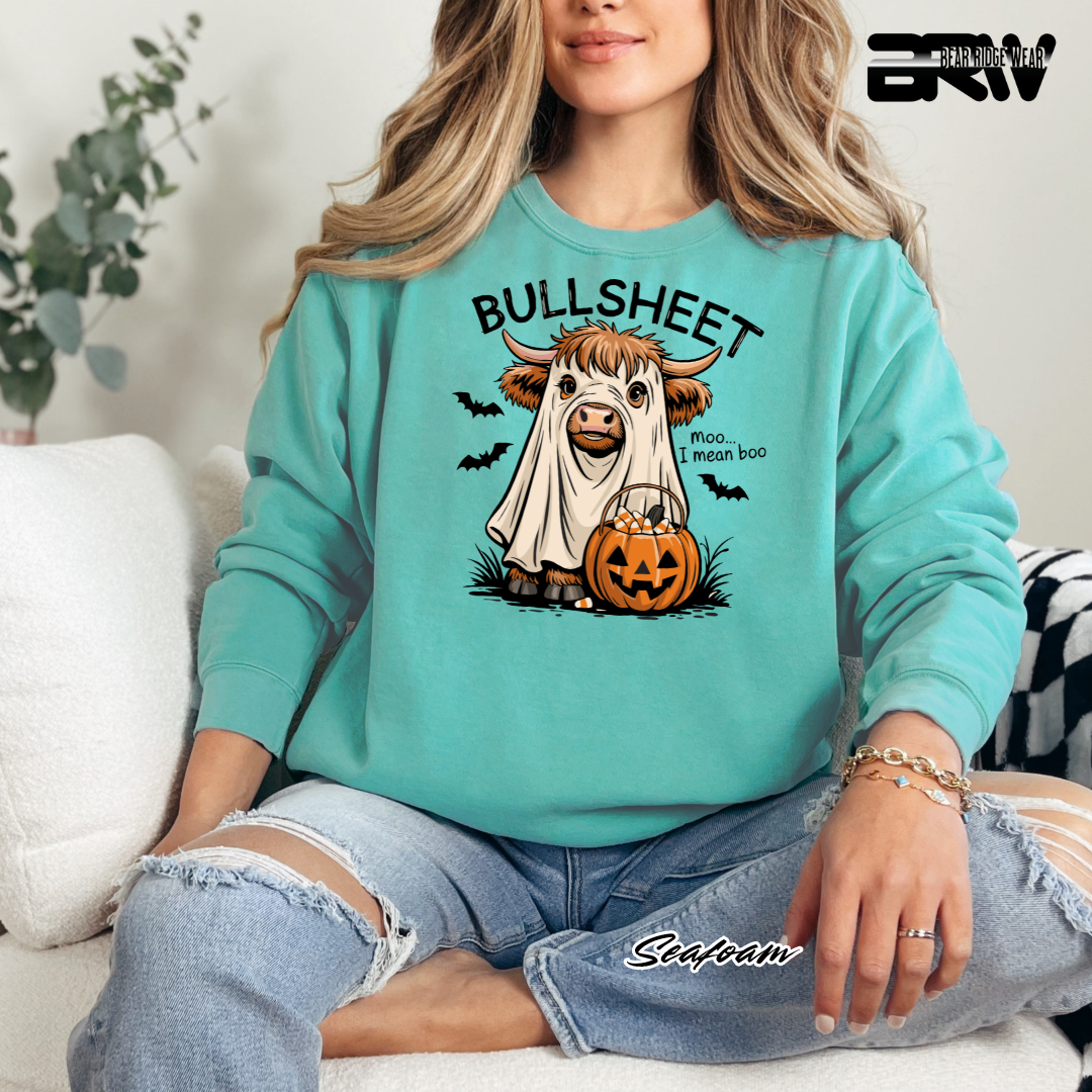 'Bull Sheet-Boo' Fall Long Sleeve Tee