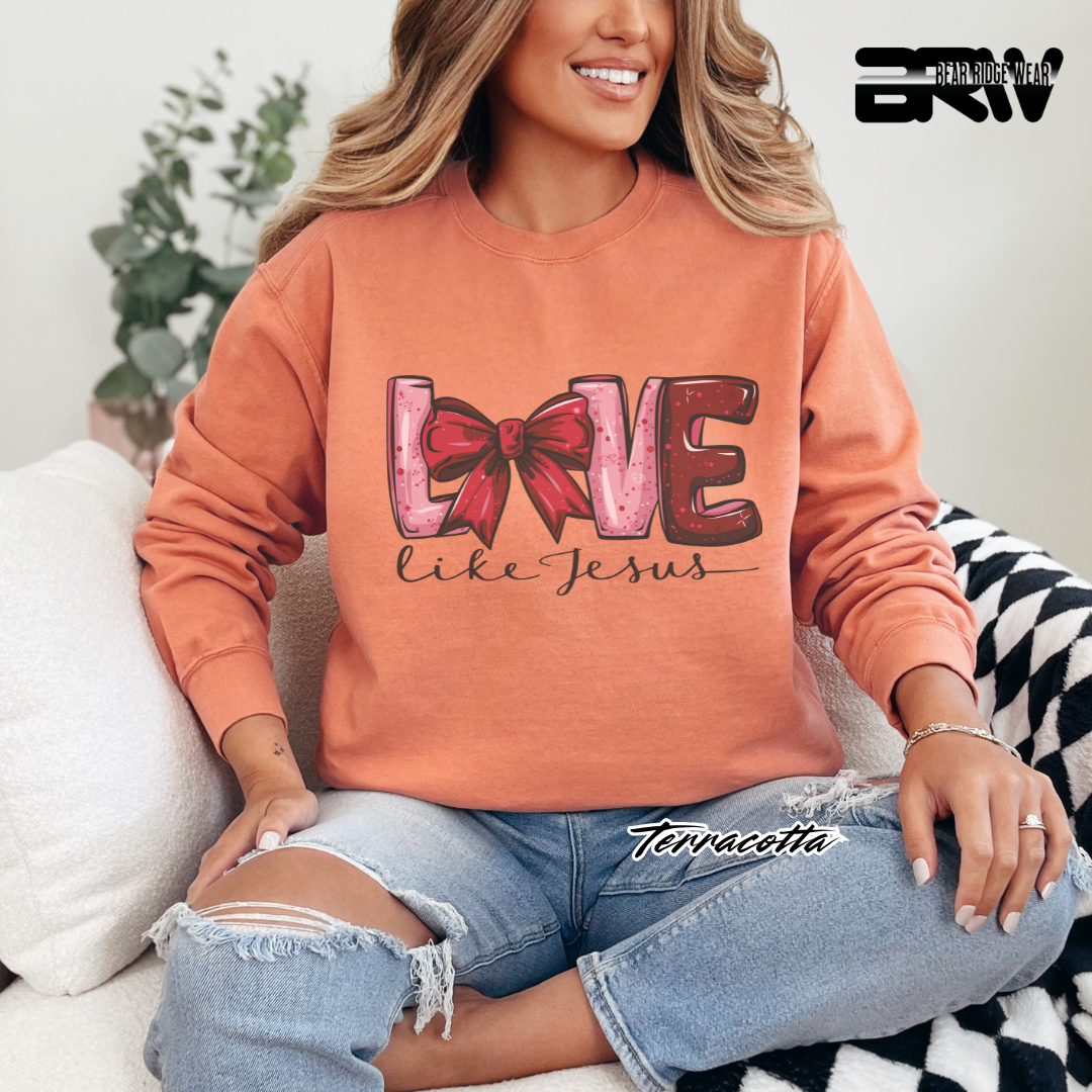 'Love Like Jesus' Crewneck Sweatshirt