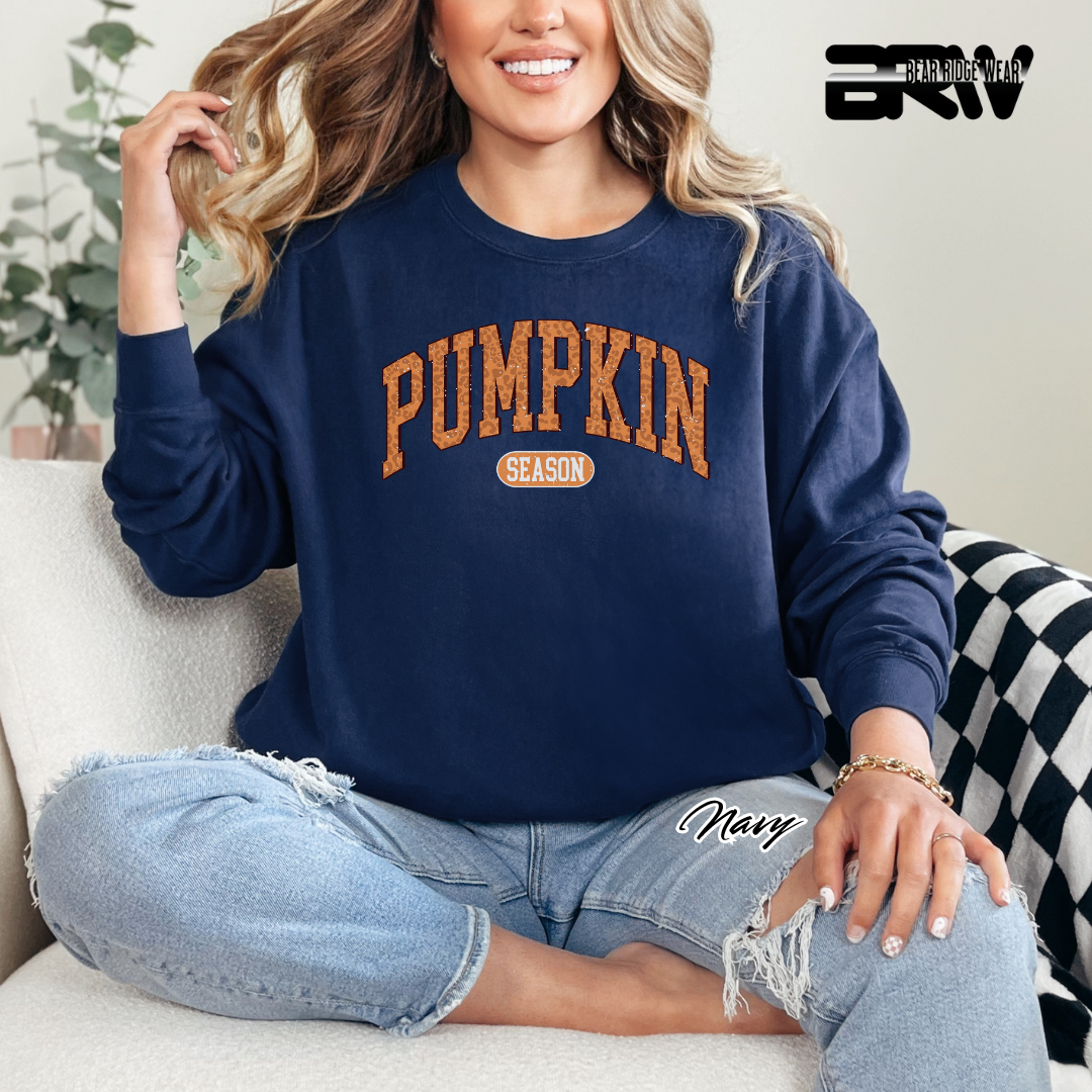 'Pumpkin Season' Fall Crewneck Sweatshirt
