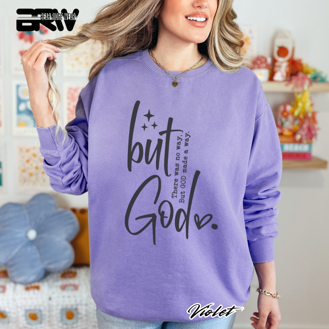 'But God' Faith Long-Sleeve Tee