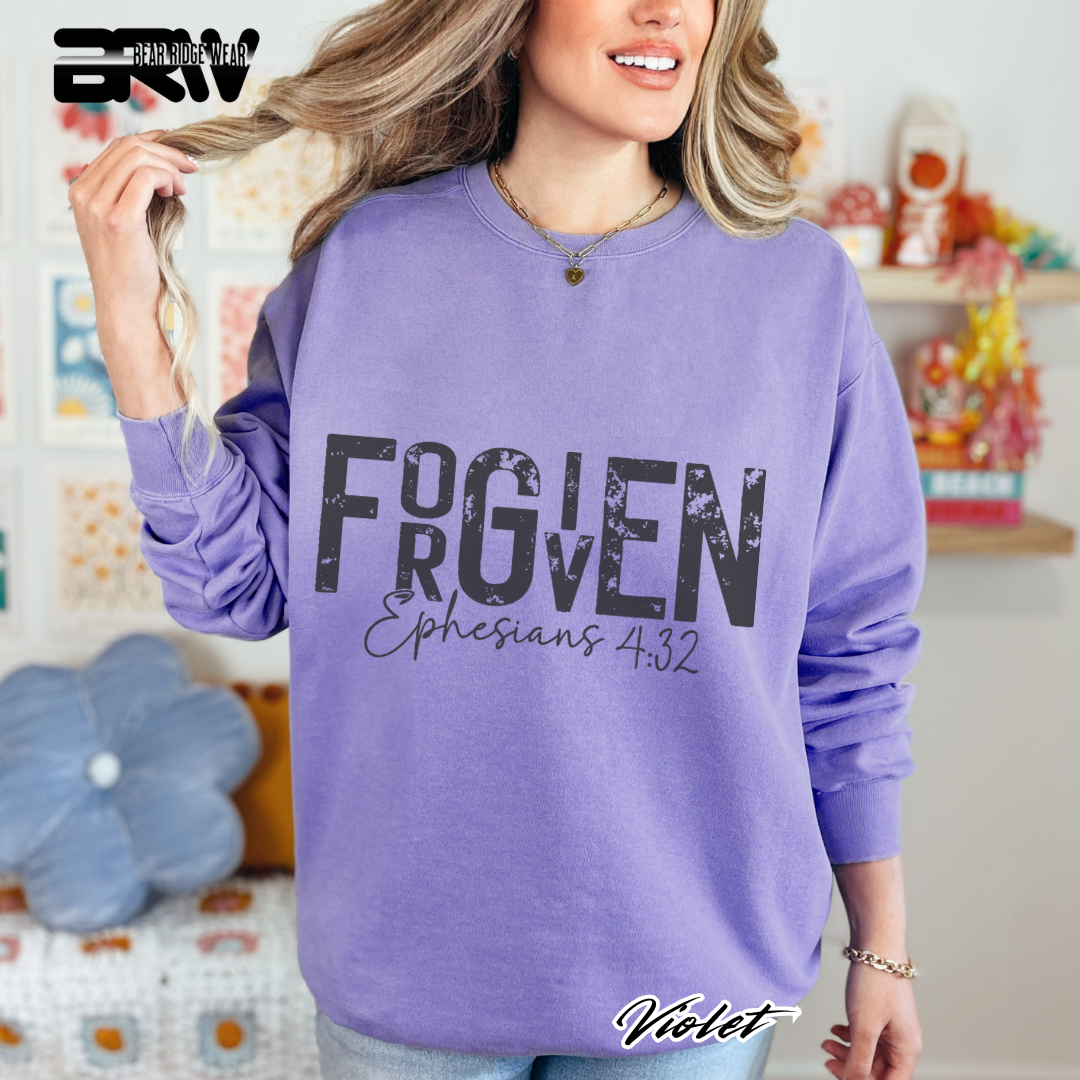 'Forgiven, Ephesians 4:32' Faith Long- Sleeve Tee