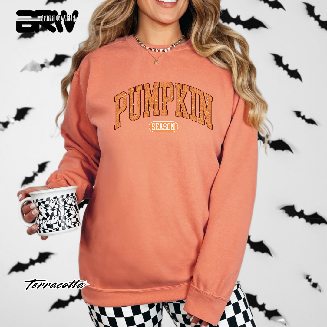'Pumpkin Season' Fall Crewneck Sweatshirt