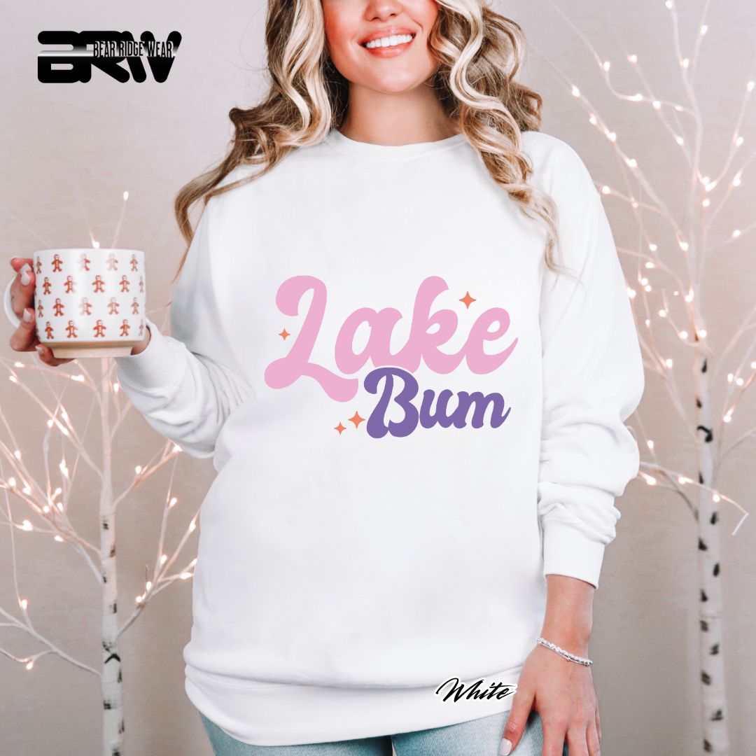 'Lake Bum' Summer Crewneck Sweatshirt