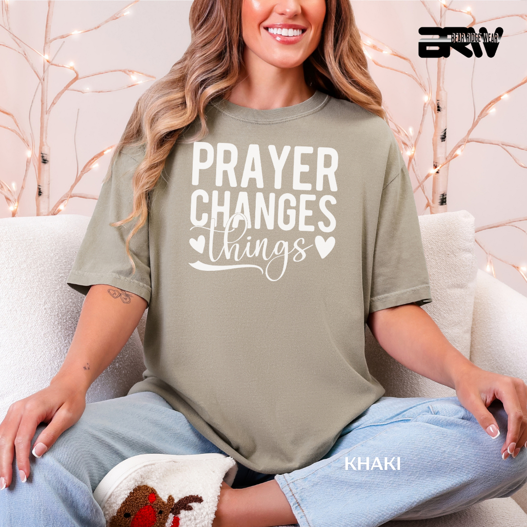 'Prayer Changes Things' Faith Tee