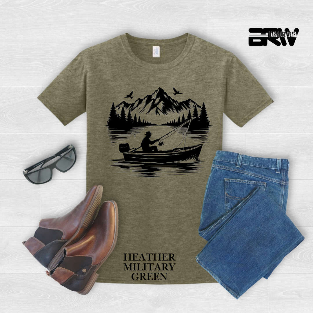 "Boat In the Lake" Tee