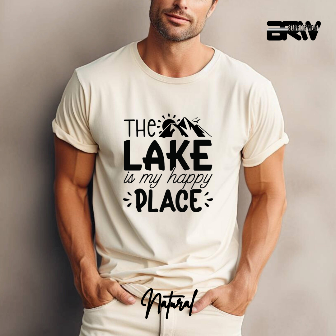 "The Lake is My Happy Place" Graphic T-Shirt