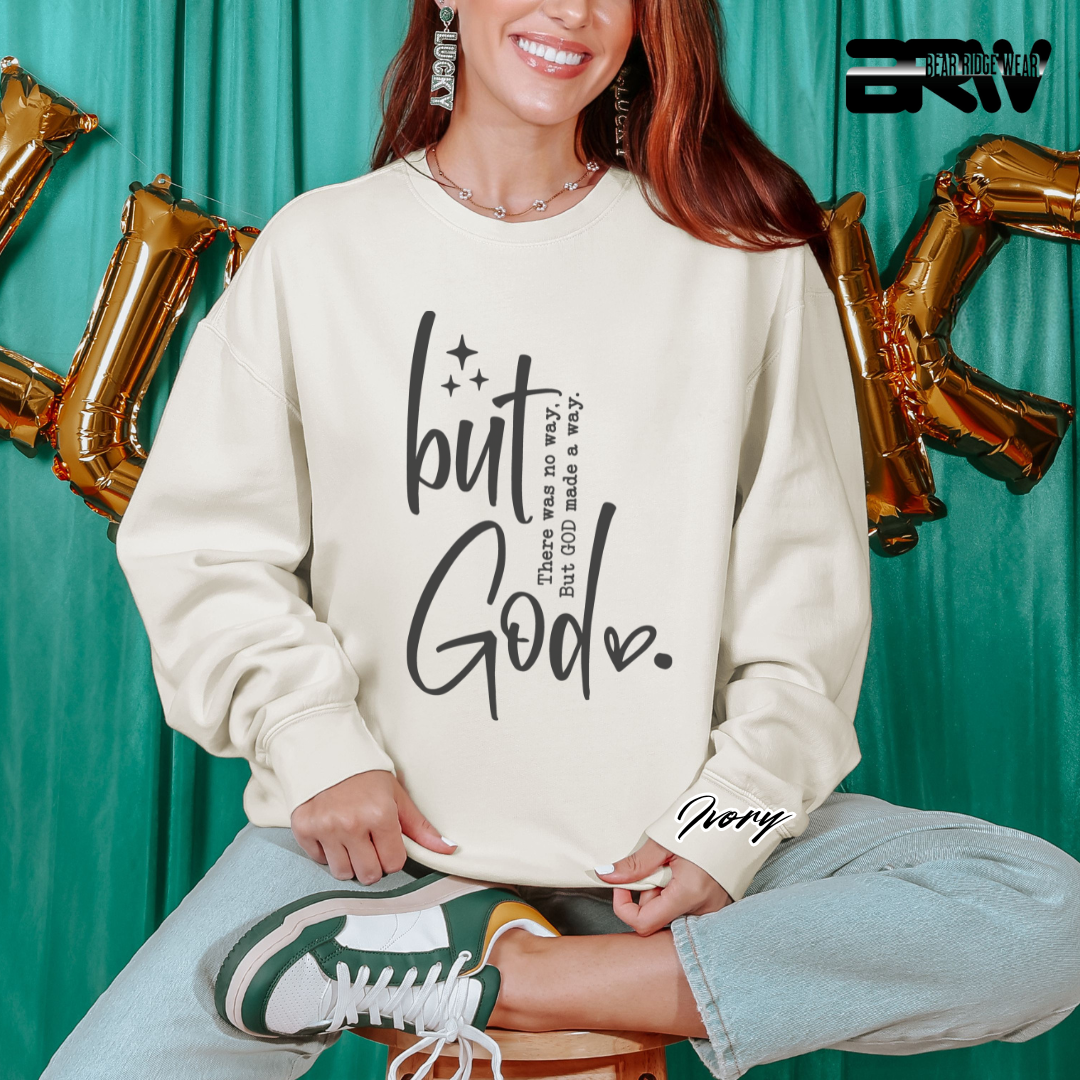 'But God' Faith Long-Sleeve Tee