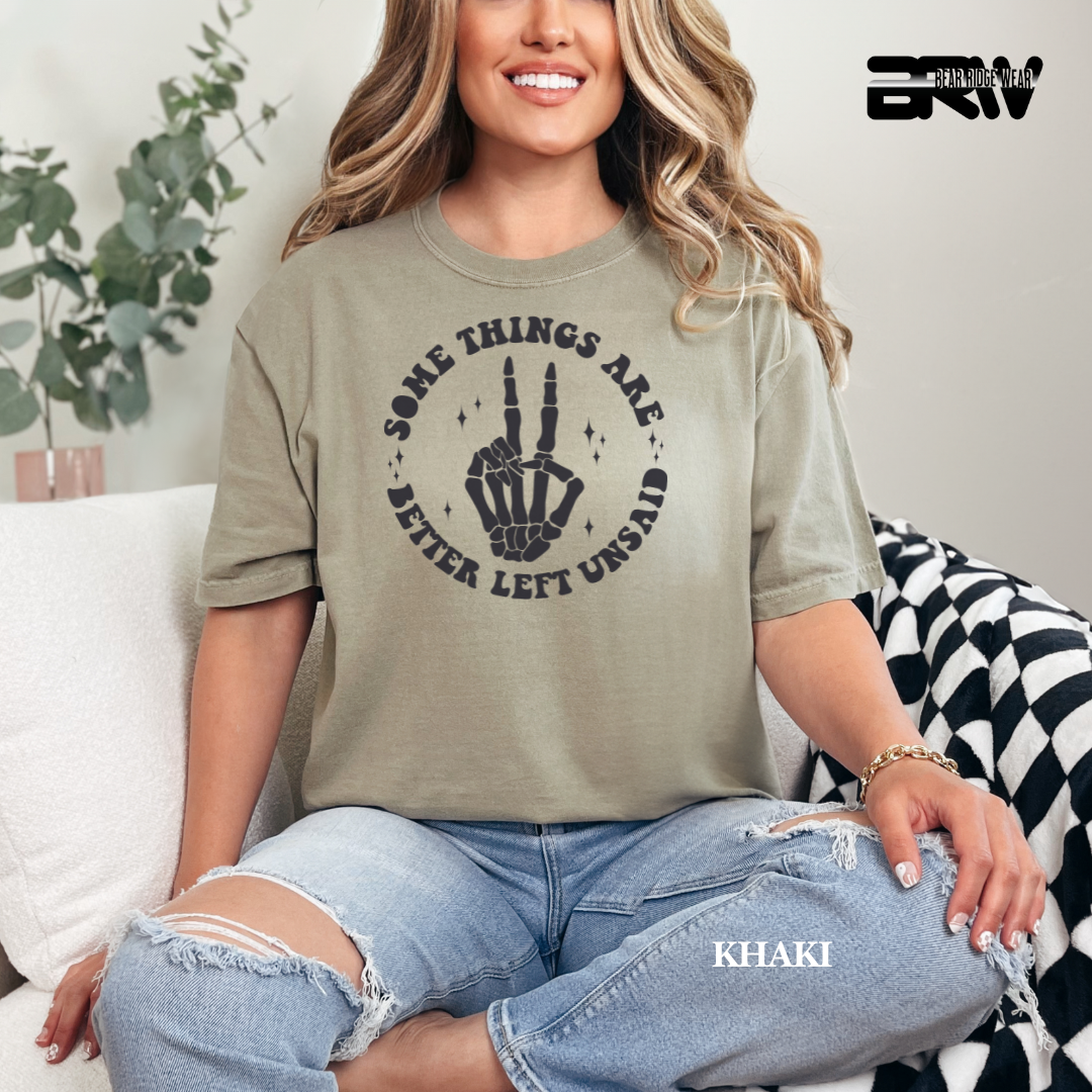'Some Things Better Left Unsaid' Fall Tee