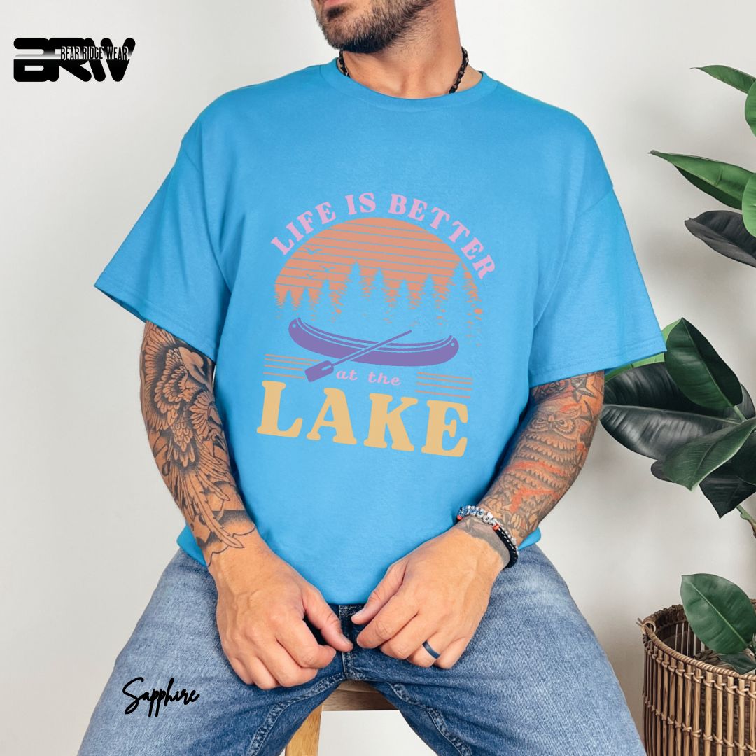 'Life Is Better At Lake' Summer T- Shirt