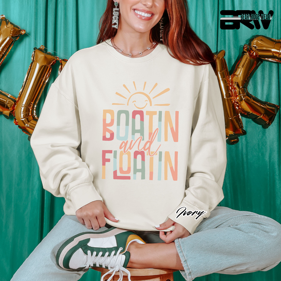 'Boat in, Float in' Crewneck Sweatshirt