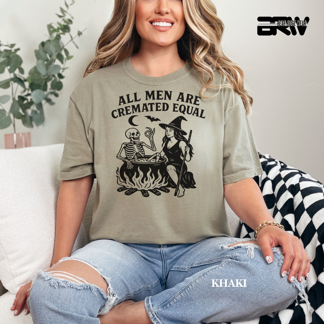 'All men are cremated equally' Fall Tee