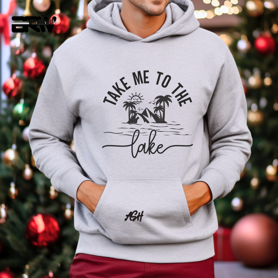 "Take me To the Lake" Men Hoodie