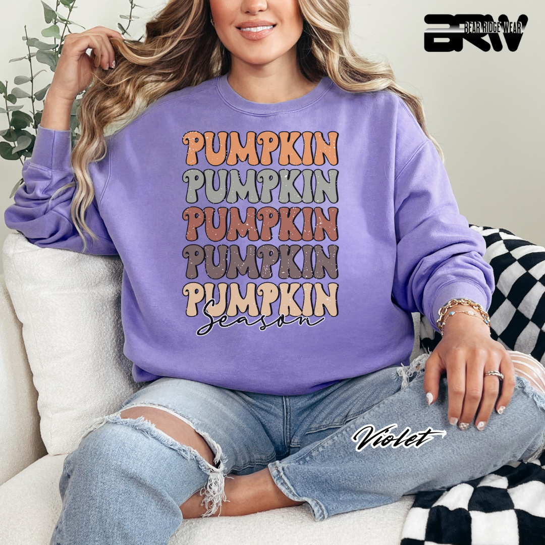 'Pumpkin Pumpkin Season' Fall Crewneck Sweatshirt