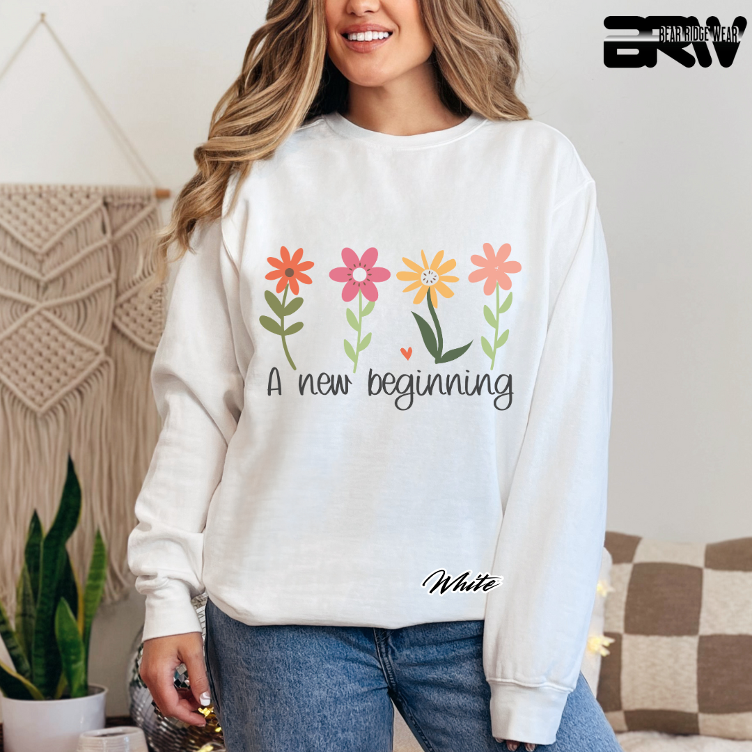'A new beginning' Crewneck Sweatshirt