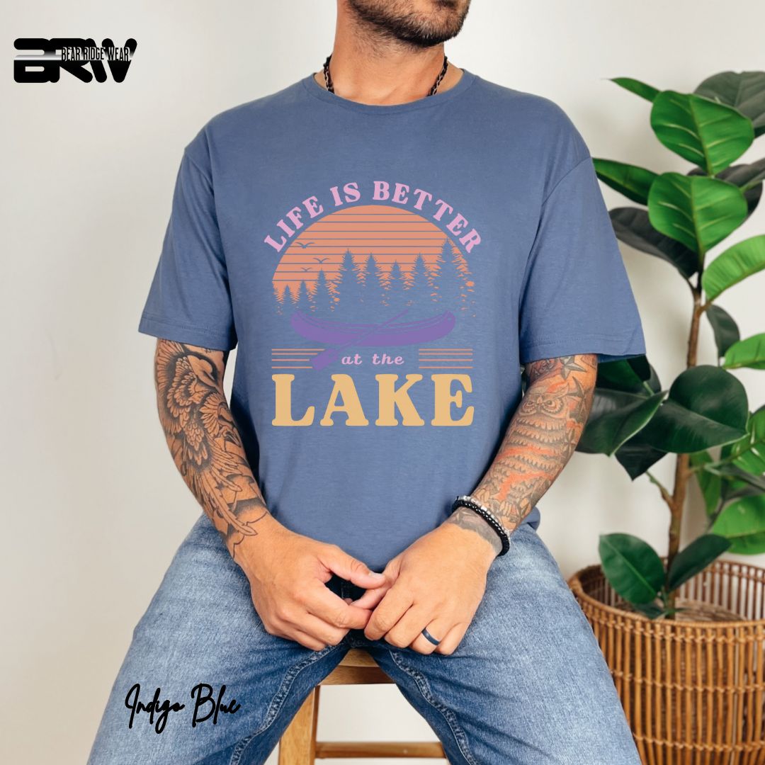 'Life Is Better At Lake' Summer T- Shirt