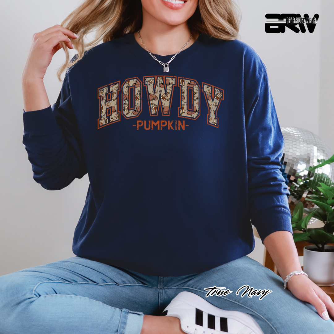 'Howdy Pumpkin' Fall Long-Sleeve Tee