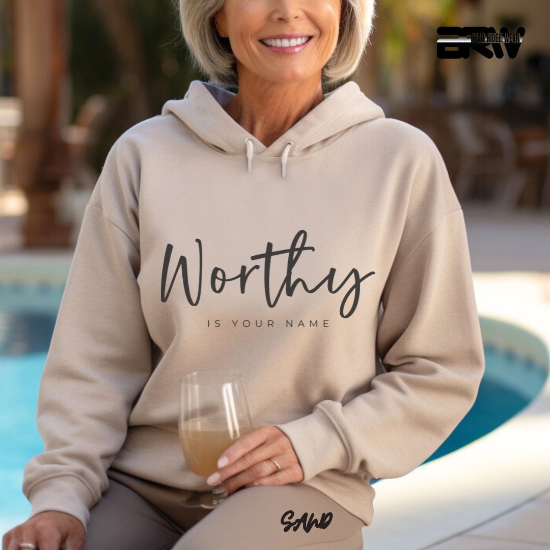 'Worthy Is Your Name' Faith Hoodie